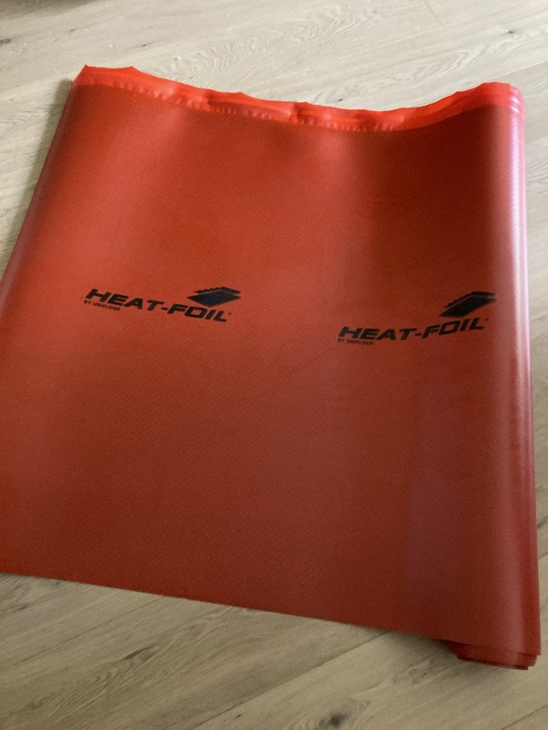 HEAT-FOIL ondervloer 8m, Doe-het-zelf en Verbouw, Ophalen, Overige typen, Nieuw, 5 tot 10 m²