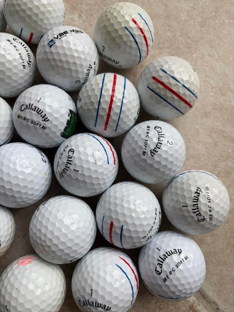 50x Callaway Triple Track Golfballen AAA Kwaliteit, Ophalen, Zo goed als nieuw, Bal(len), Callaway