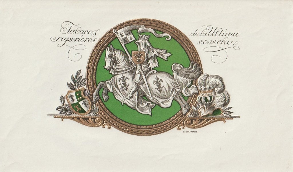 etiket   R -  654   sigarenbanden, Ophalen of Verzenden, Zo goed als nieuw, Sigarenbandjes
