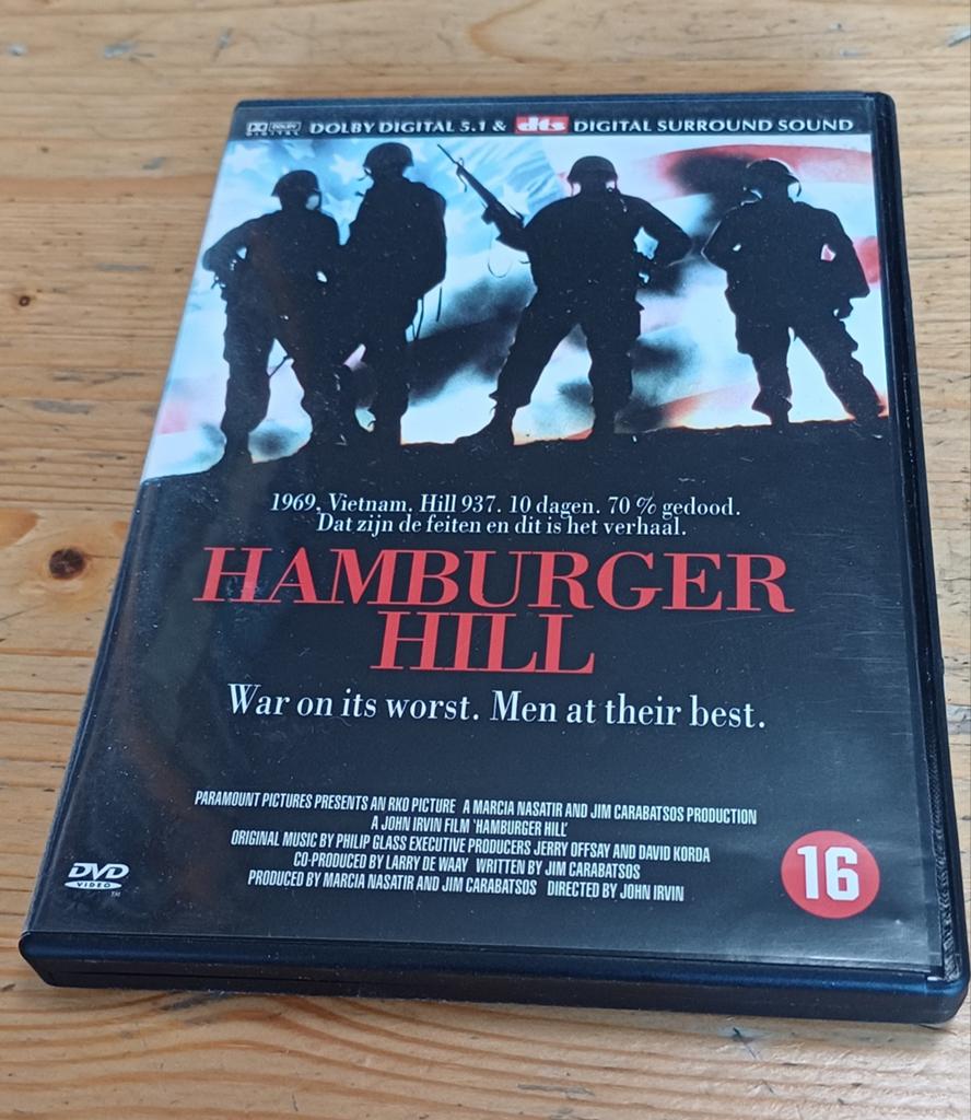 Hamburger Hill DVD - Oorlogsfilm Vietnam, Cd's en Dvd's, Dvd's | Actie, Vanaf 16 jaar, Ophalen of Verzenden, Gebruikt, Actiethriller
