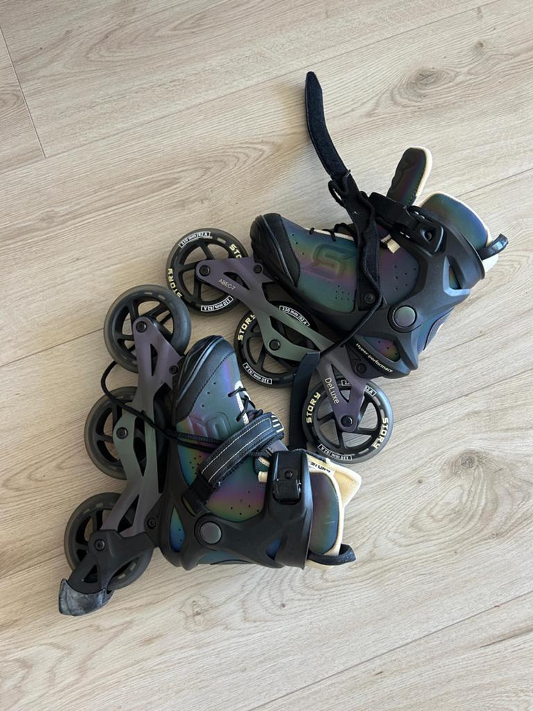 Story inline skates, maat 37, ABEC-7, 82A wielen, nieuw, Ophalen, Nieuw, Inline skates 4 wielen, Overige merken
