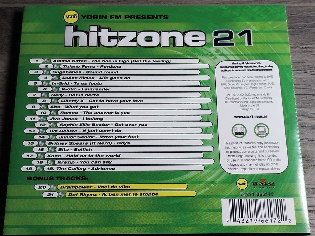 Hitzone 21, Cd's en Dvd's, Ophalen of Verzenden, Zo goed als nieuw, Nederlandstalig