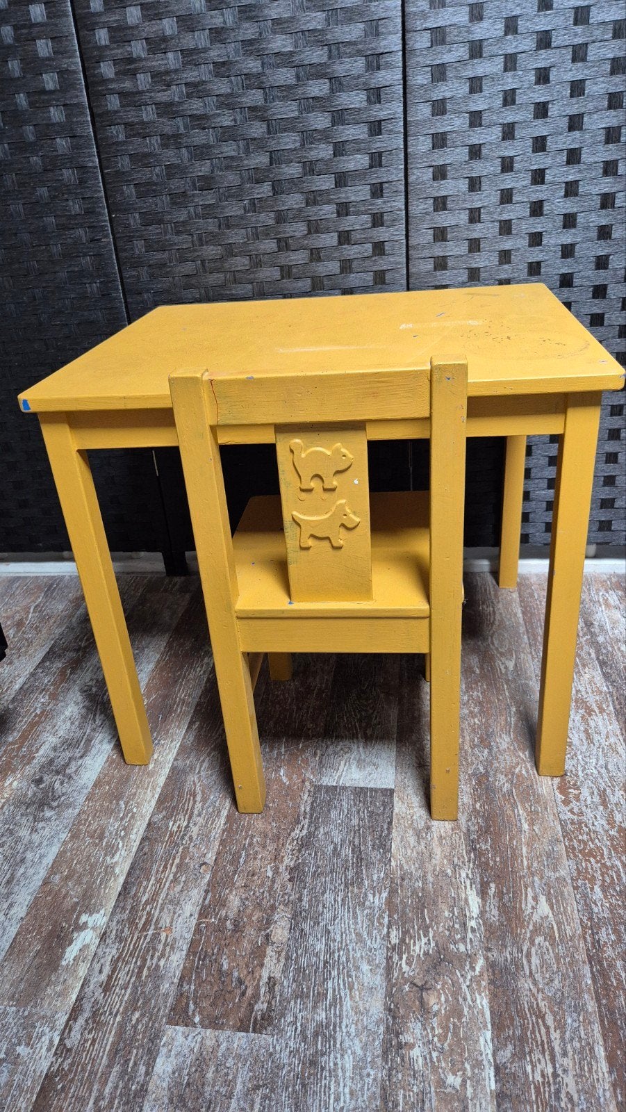 Kritter kindertafel en stoel Ikea, Ophalen, Gebruikt, Tafel(s) en Stoel(en)