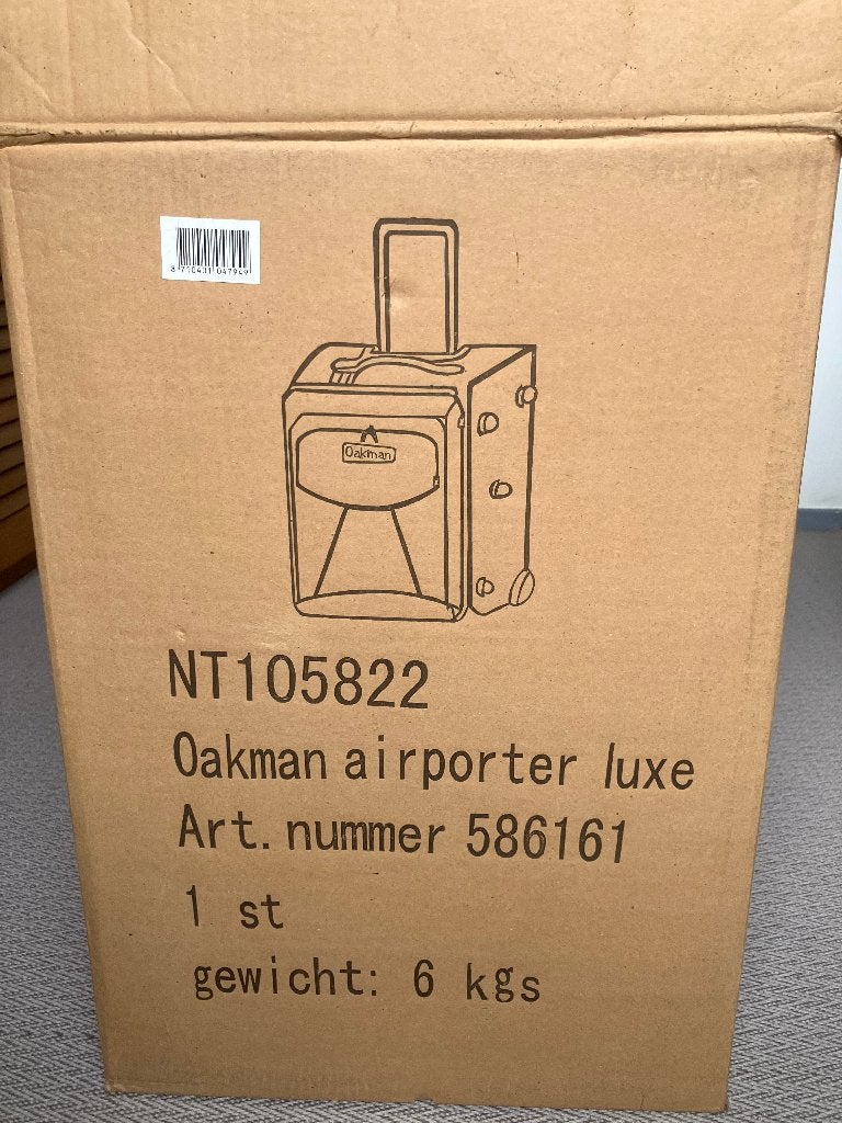 Oakman reiskoffer, Sieraden, Tassen en Uiterlijk, 50 tot 60 cm, Ophalen of Verzenden, Zo goed als nieuw, Slot