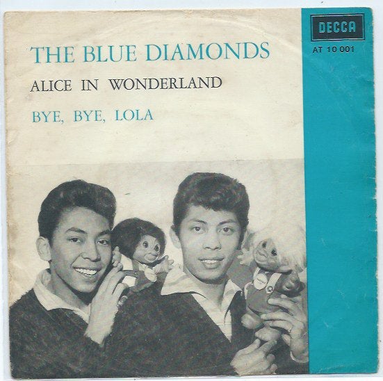 The Blue Diamonds-Alice in Wonderland, 7 inch, Ophalen of Verzenden, Zo goed als nieuw, Pop