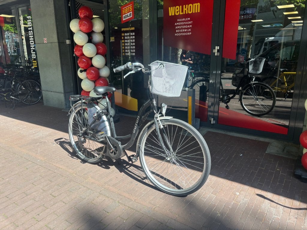 Fietshokje Raaks: Dutch Hollandia lage instap 6sp, Fietsen en Brommers, Fietsen | Dames | Omafietsen, Gebruikt, 47 tot 50 cm, Versnellingen