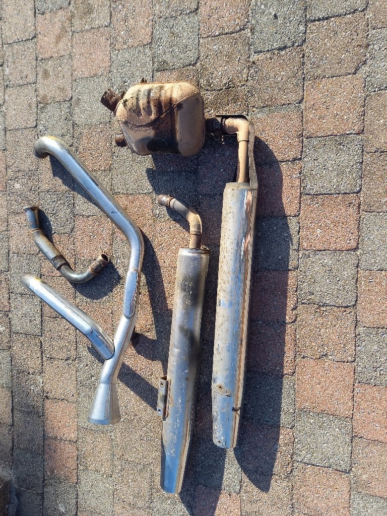 uitlaat kawasaki vn 1600, Motoren, Ophalen, Gebruikt