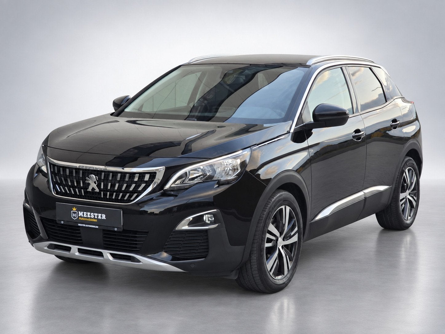 Peugeot 3008 1.2 PureTech Allure|NAVI|PDC|ACC, Auto's, Stof, Gebruikt, Met garantie (alle), Zwart