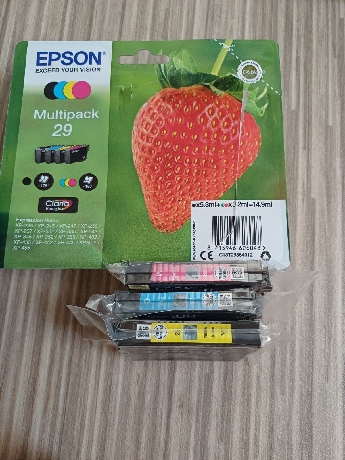 Epson Cartridges voor printer, Ophalen of Verzenden, Nieuw, Cartridge, Epson