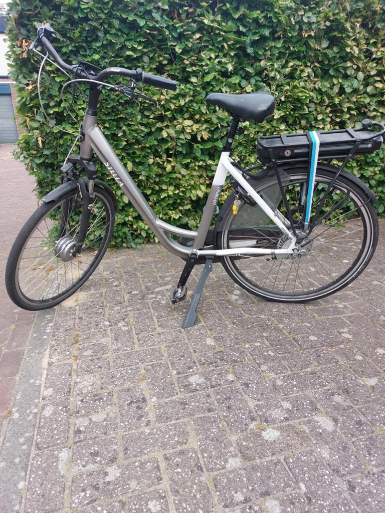 Stella elektrische fiets gebruikt, Fietsen en Brommers, Elektrische fietsen, Gebruikt, 51 tot 55 cm, 50 km per accu of meer, Ophalen