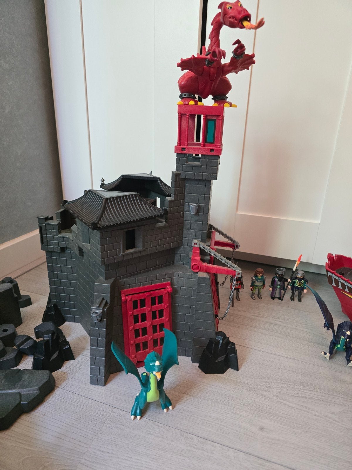 Playmobil Drakenwereld: Kasteel, Schip & Draken, Ophalen, Dragons, Kasteel/Fort