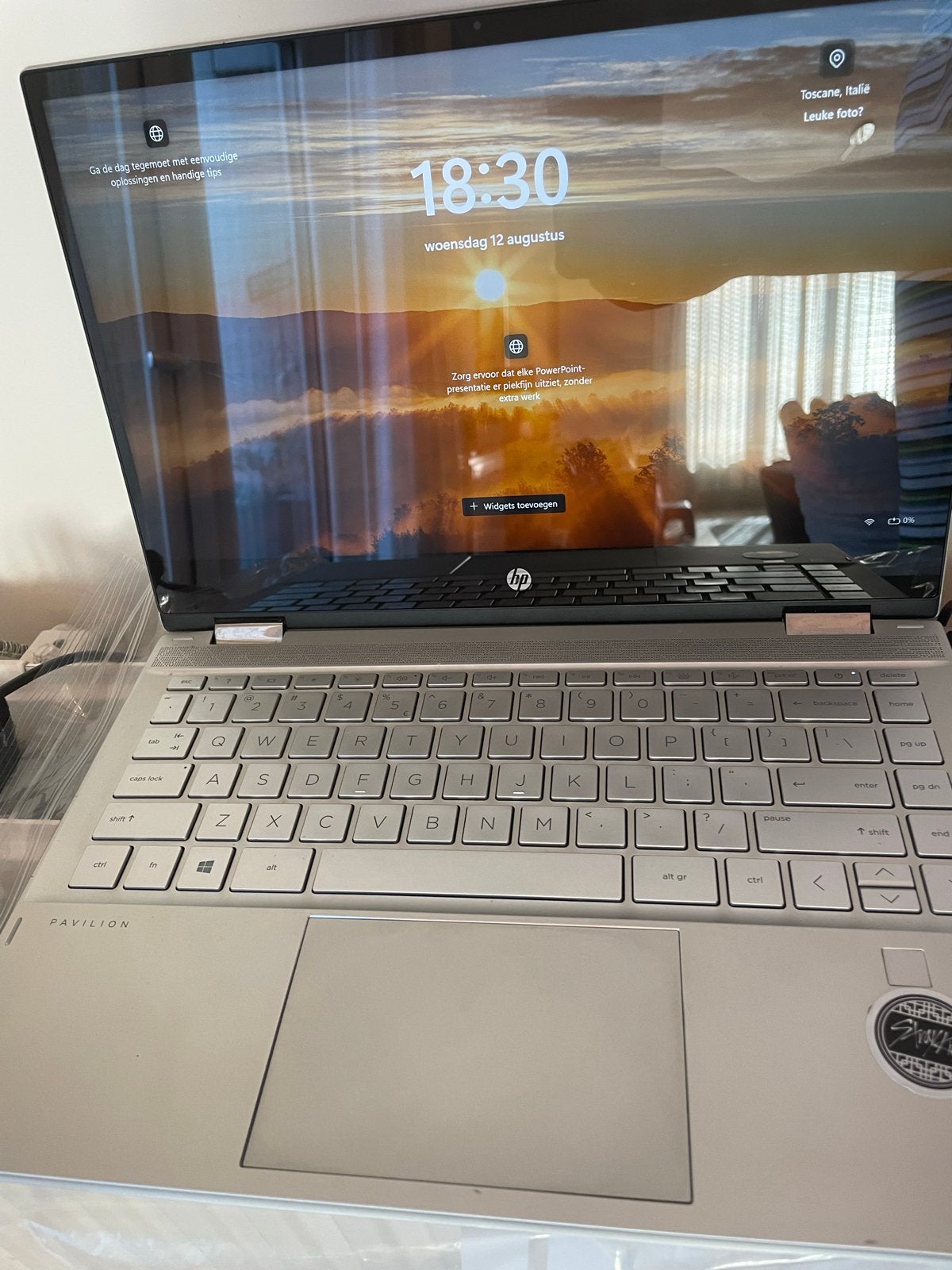 HP Pavilion x360 14-dw1000 convertible laptop, 2 tot 3 Ghz, Qwerty, Ophalen of Verzenden, Zo goed als nieuw