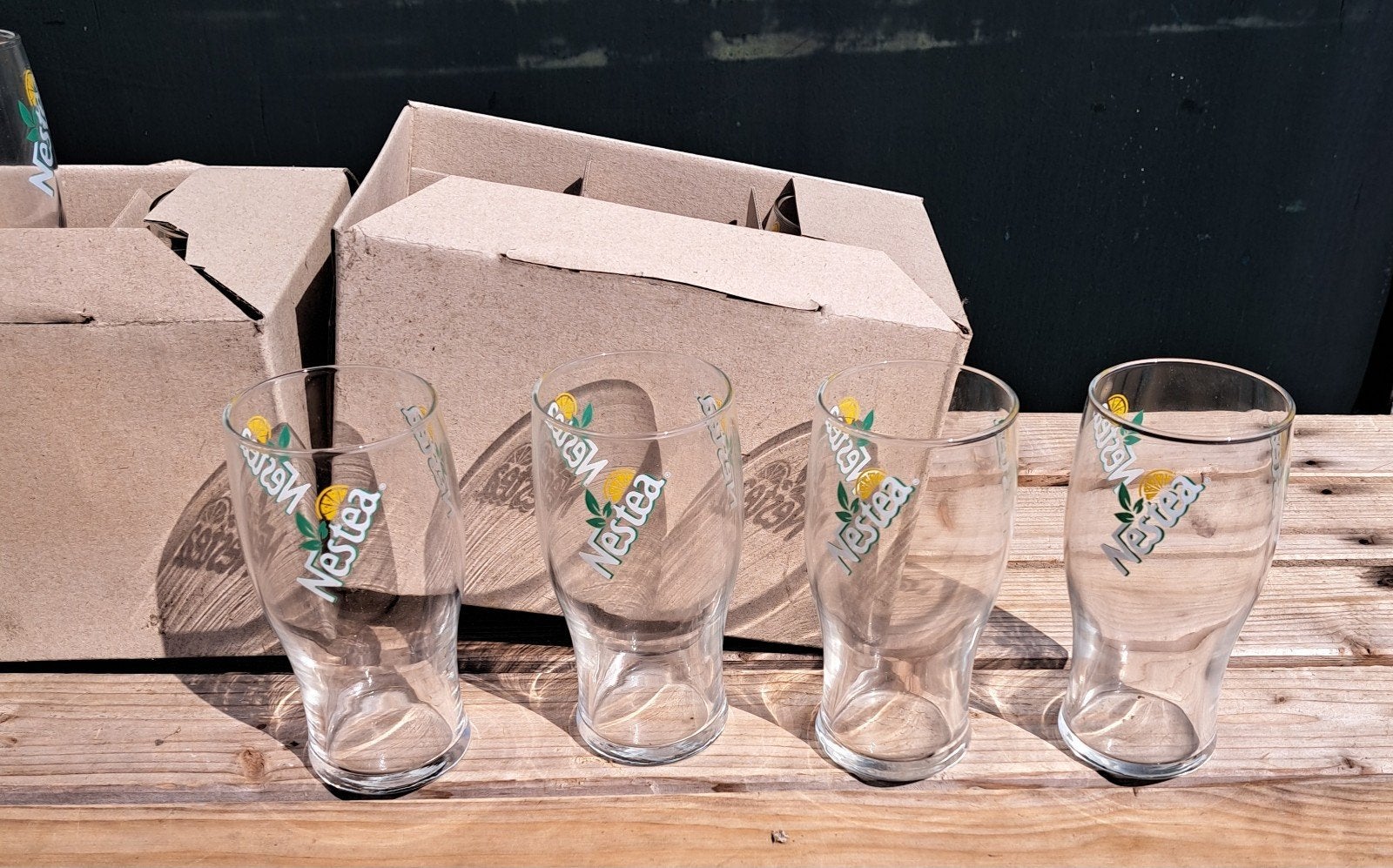 glas glazen drinkglazen, Ophalen