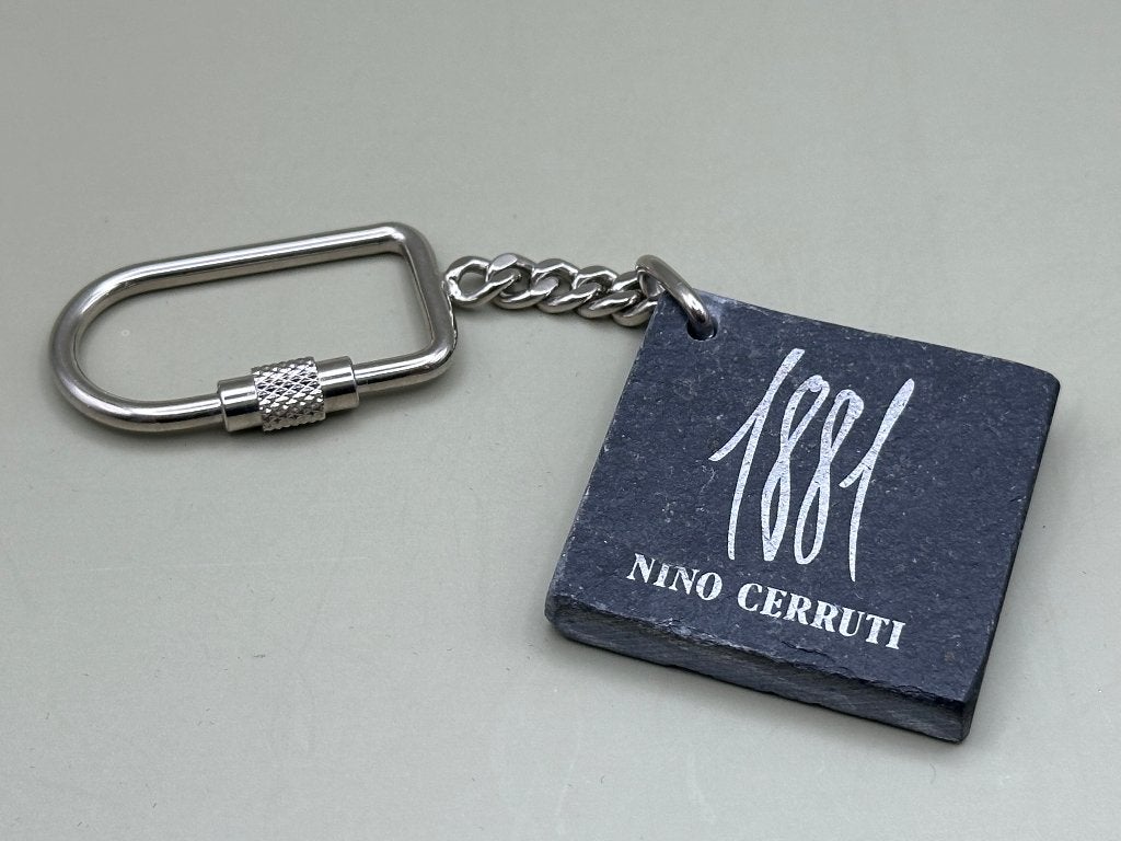 Cerruti 1881 sleutelhanger (leisteen), Verzenden, Nieuw, Overige typen