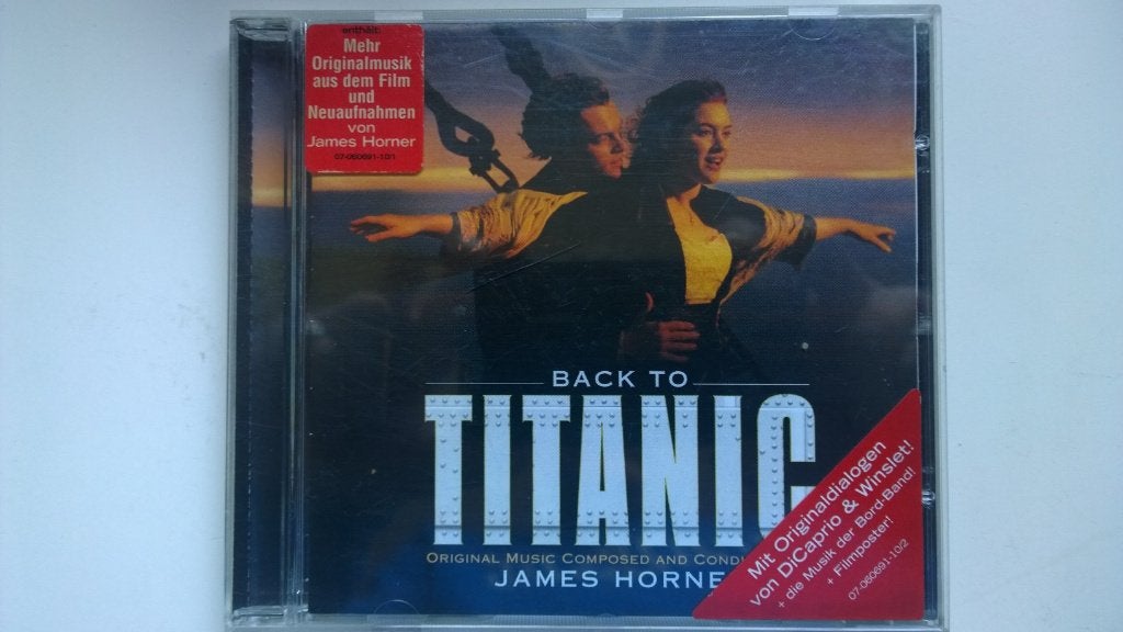James Horner - Back To Titanic Music From The Motion Picture, Pop, Ophalen of Verzenden, Zo goed als nieuw, Album