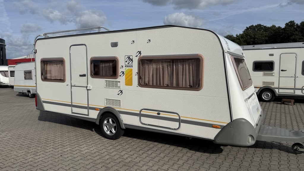 Knaus Sudwind 500 EU bouwjaar 2003 met voortent, Caravans en Kamperen, Schokbreker, Rondzit, Bedrijf, 5 tot 6 meter