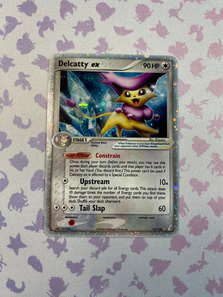 POKEMON DELCATTY EX CG 91 PL, Ophalen of Verzenden, Zo goed als nieuw