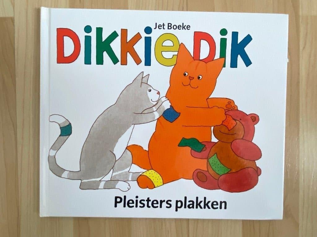Dikkie dik pleisters plakken prentenboek, Ophalen of Verzenden, Gelezen