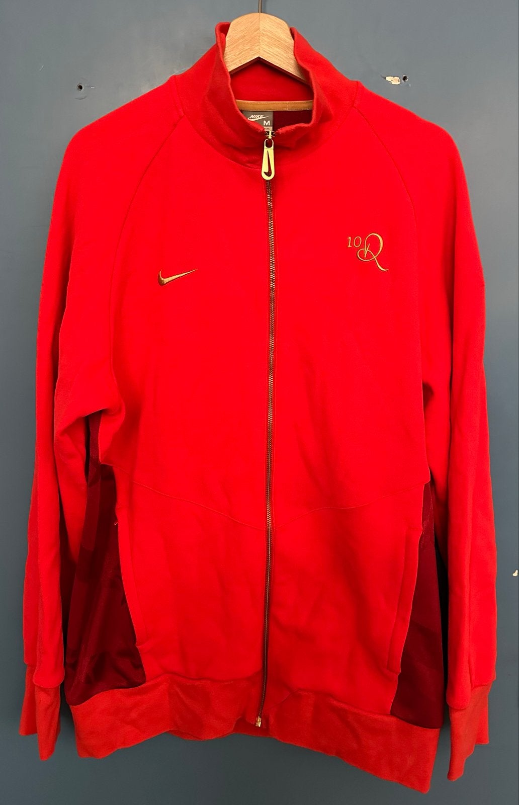 Nike Ronaldinho 10R Trainingsjack - Rood Maat M, Verzenden, Gebruikt