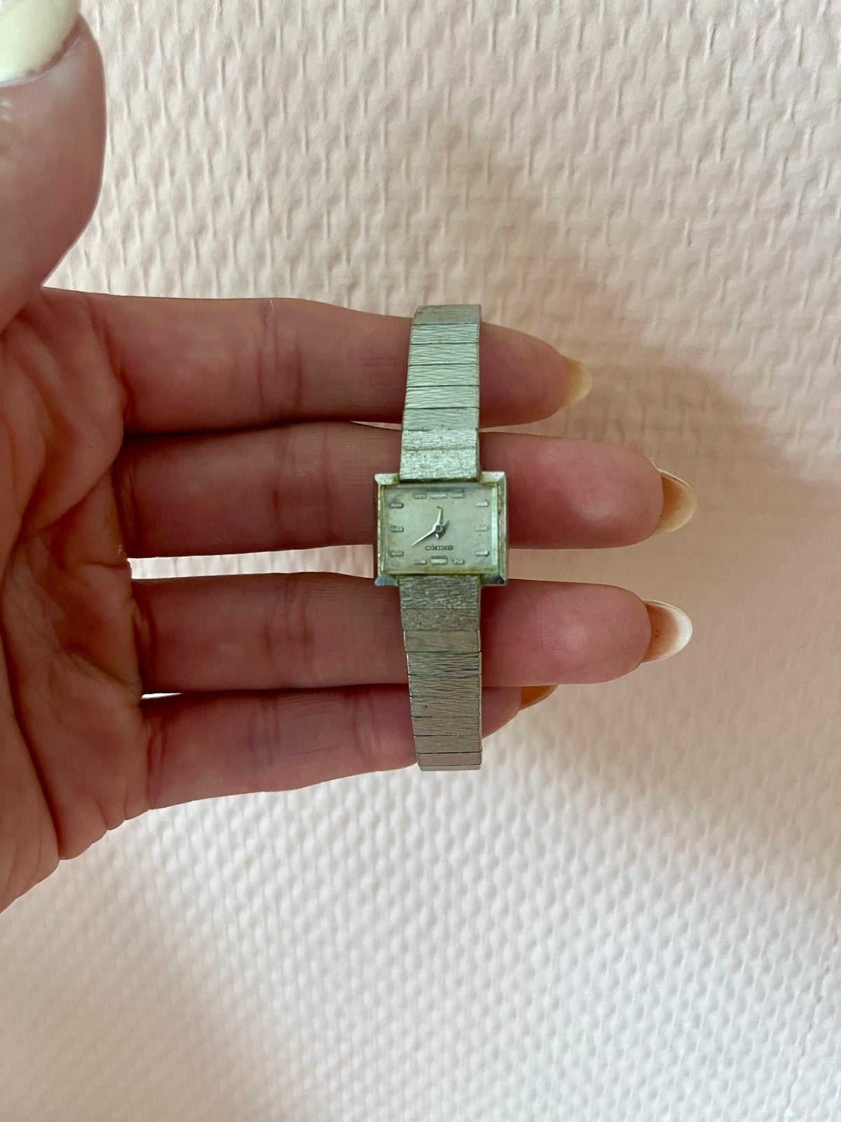 Vintage Seiko dameshorloge - opwindmechanisme defect, Sieraden, Tassen en Uiterlijk, Horloges | Antiek, Seiko, Staal, Polshorloge