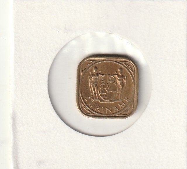 Suriname munten 5 cent 1972, Ophalen of Verzenden, Gebruikt