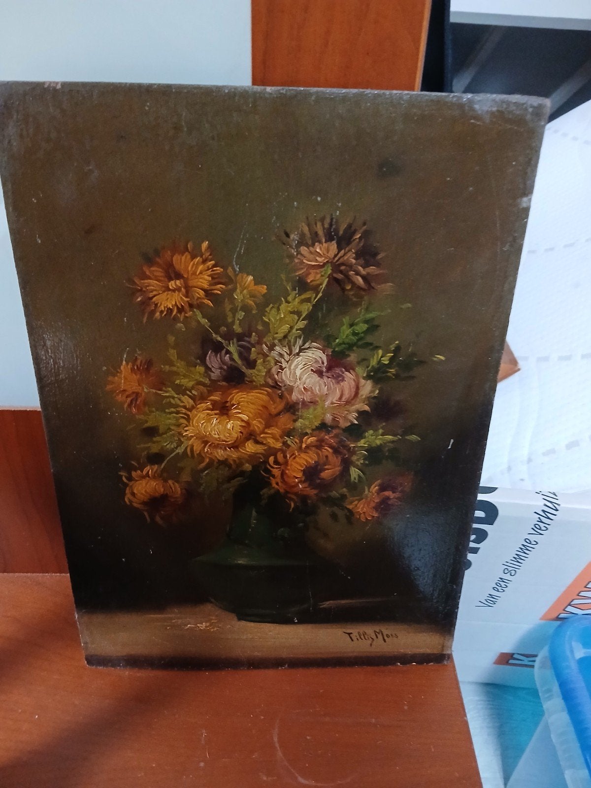 olieverf schilderij Tilly Moes, Antiek en Kunst, Ophalen