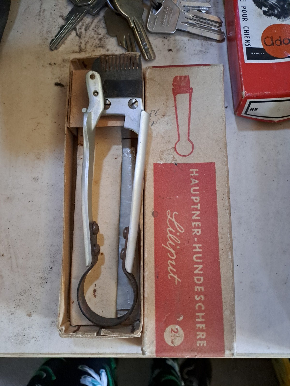 vintage honden trimmer, Dieren en Toebehoren, Ophalen of Verzenden