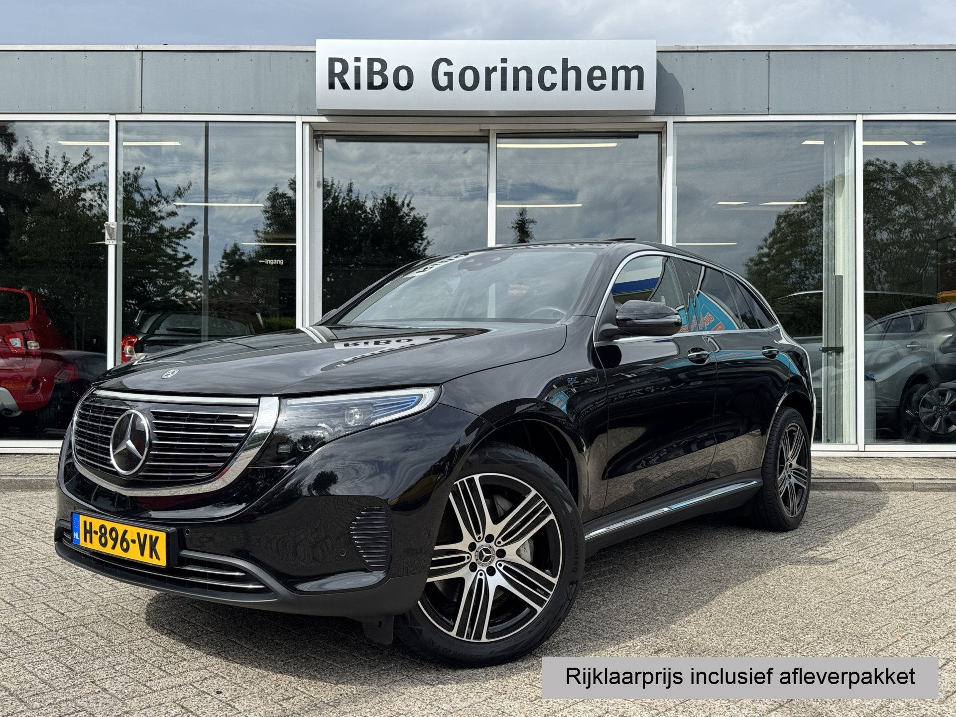 Mercedes-Benz EQC 400 4MATIC Business Solution AMG 80 kWh *, Automaat, 12 maanden, Zwart, Zwart