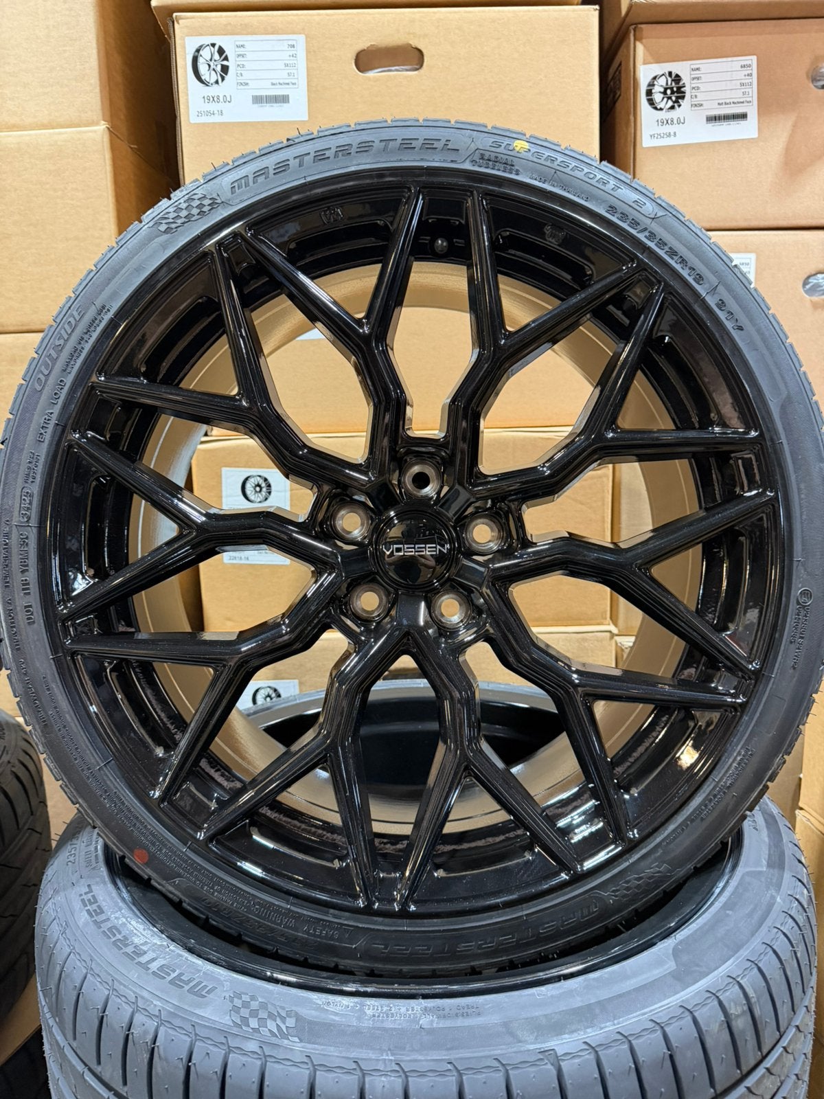 19 inch velgen Vossen look met banden Volkswagen Golf Audi A, 19 inch, Banden en Velgen, Nieuw, Ophalen of Verzenden