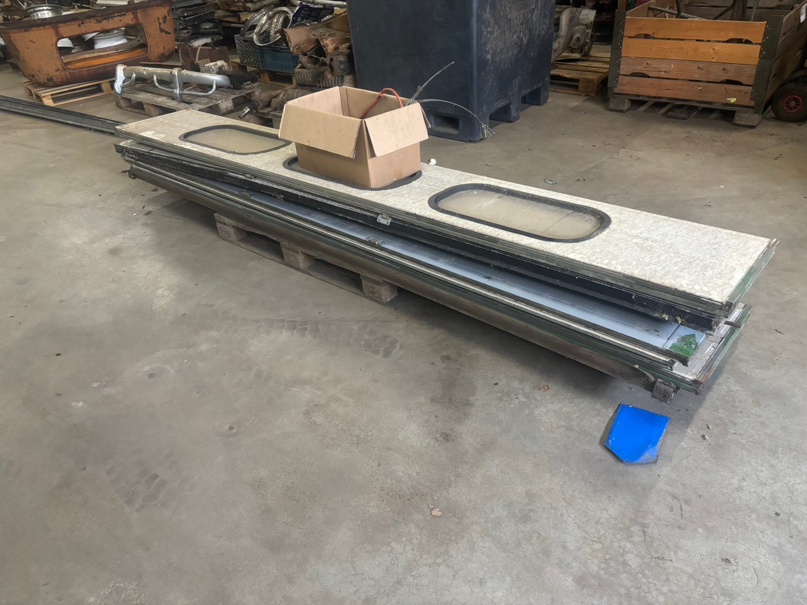 Roldeur 333/300 cm, Garagedeur, Ophalen of Verzenden, Glas, 120 cm of meer