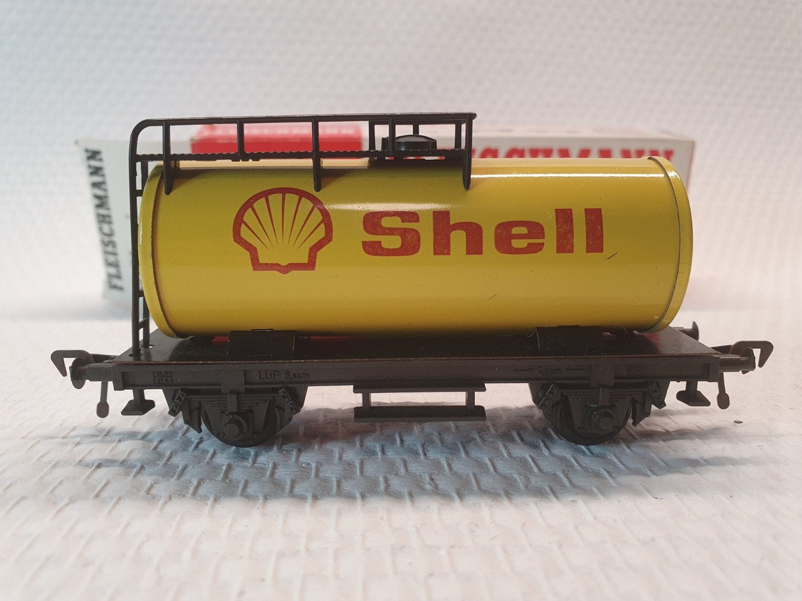 Fleischmann HO Ketelwagon Shell - Gebruikt, met verpakking, Ophalen of Verzenden
