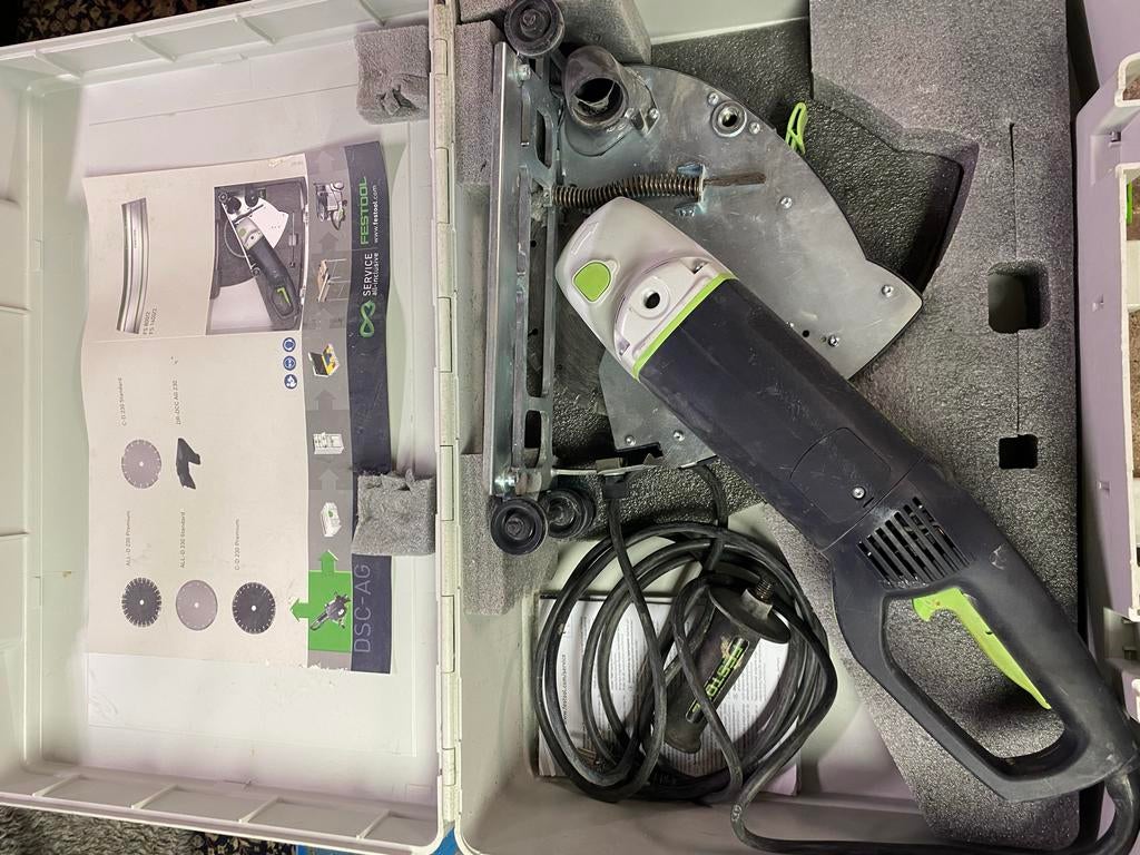 Festool DSC-AG 230 Diamant Trennsystem, Ophalen, Gebruikt, 70 mm of meer, Overige typen