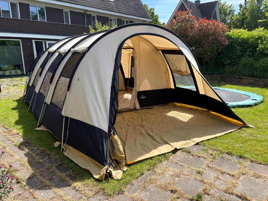 Obelink Explorer Alu 6 Katoenen Tunneltent, Caravans en Kamperen, Ophalen, Zo goed als nieuw, Tot en met 6