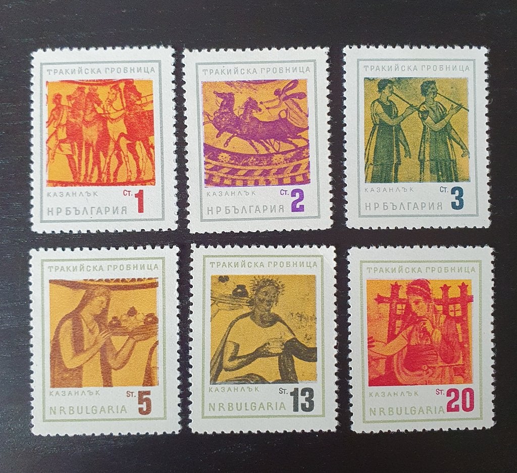 Bulgarije 1963 Kunst Schilderijen Michel 1415-1420 postfris, Verzenden, Bulgarije, Postfris