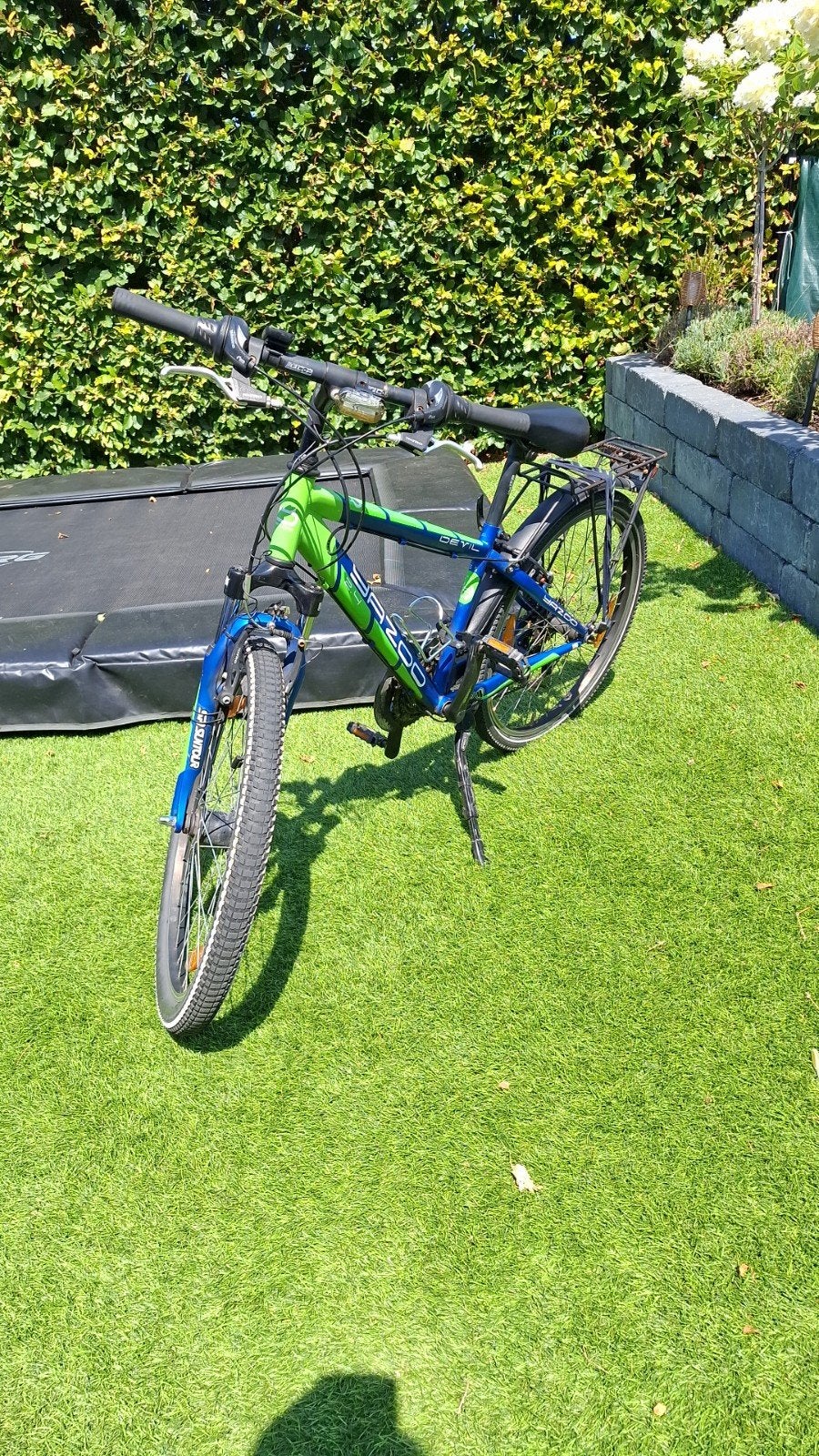 Kinderfiets 24 inch met 21 versnellingen en handremmen, Overige merken, Gebruikt, Velgrem, Versnellingen