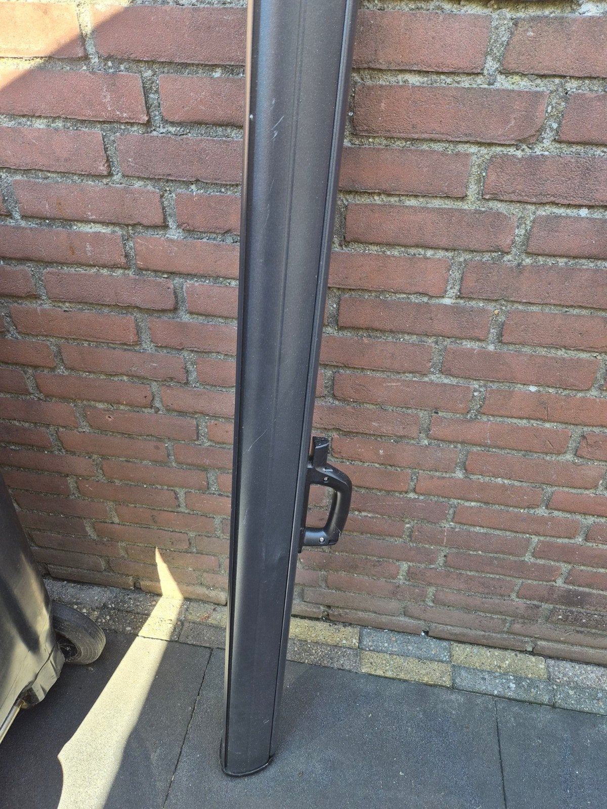 Uitschuifbare windscherm., Tuin en Terras, Ophalen, Aluminium, 200 cm of meer, 150 tot 200 cm