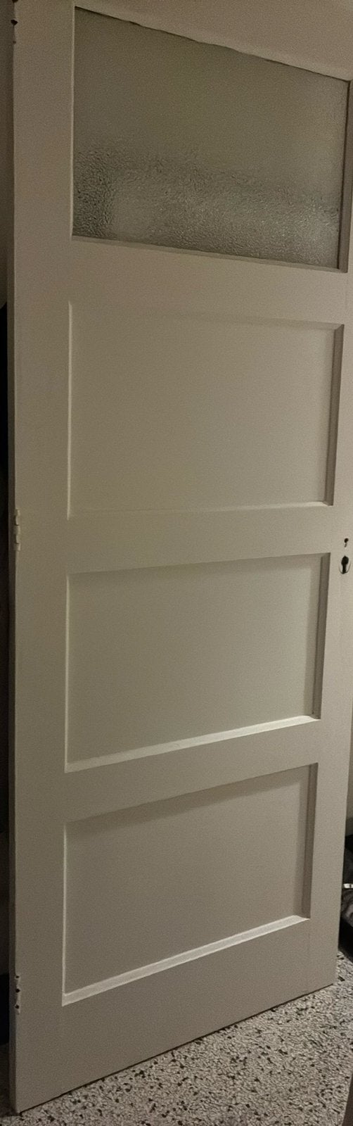 Mooie paneeldeur met glas, Ophalen, Gebruikt, 80 tot 100 cm, Binnendeur