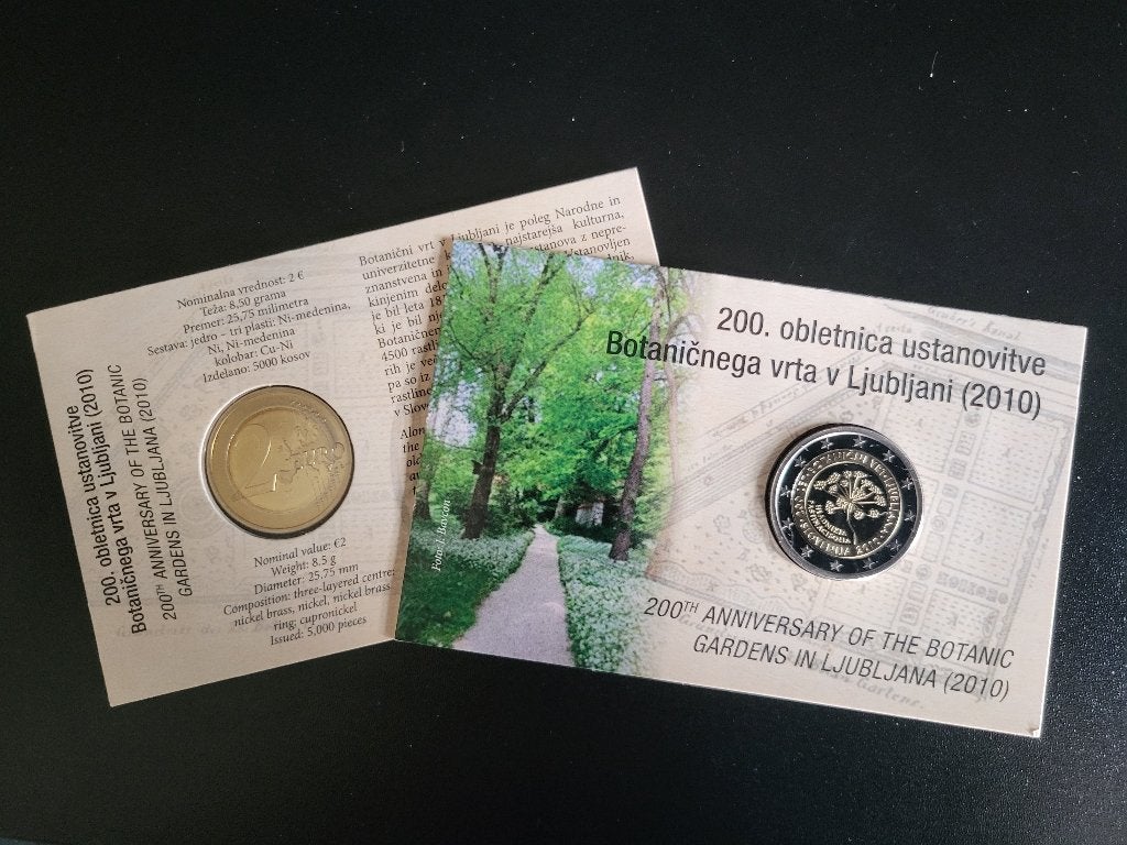 PROOF Coincard 2 euro Slovenië 2010 'Ljubljani' CC, Ophalen of Verzenden, Slovenië, 2 euro