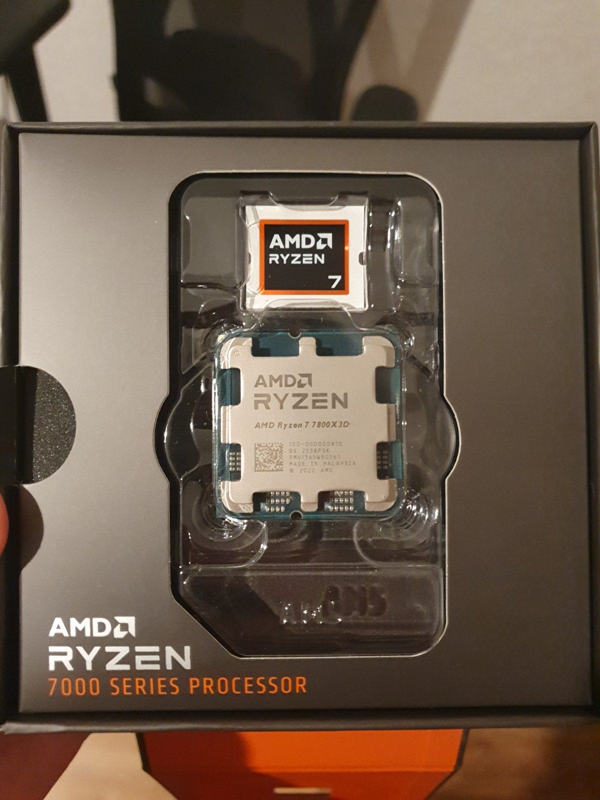 amd ryzen 7 7800x3d als nieuw, Computers en Software, 8-core, Ophalen of Verzenden, Zo goed als nieuw, 4 Ghz of meer