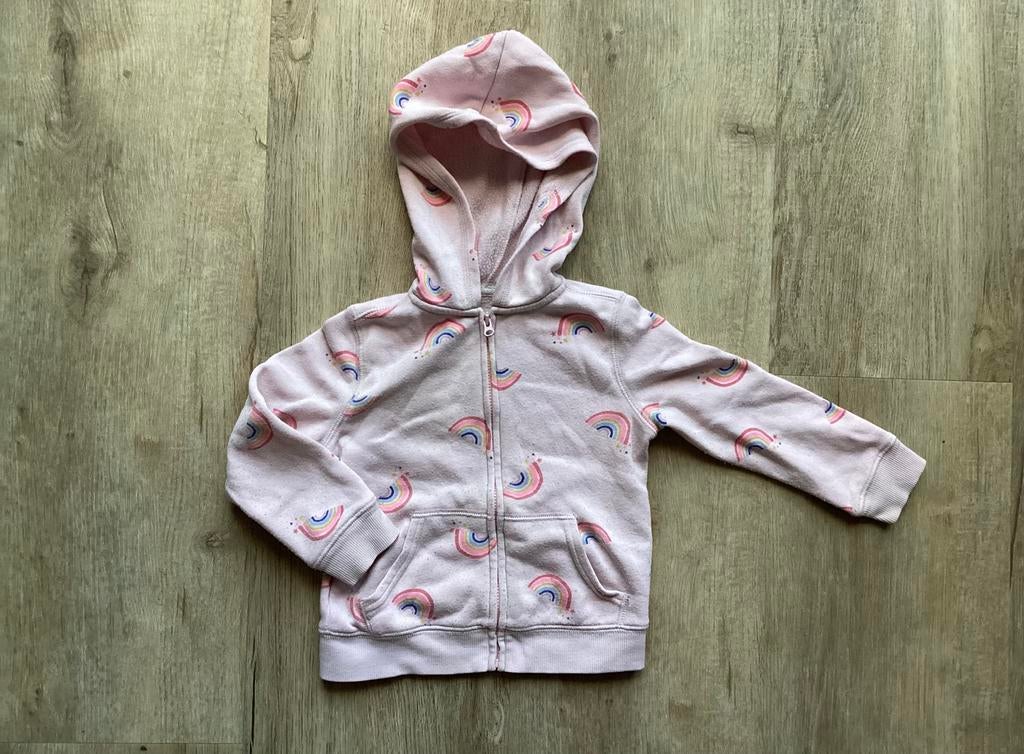 OshKosh capuchonvest (86), Kinderen en Baby's, Babykleding | Maat 86, Ophalen of Verzenden, Gebruikt, Meisje, Truitje of Vestje