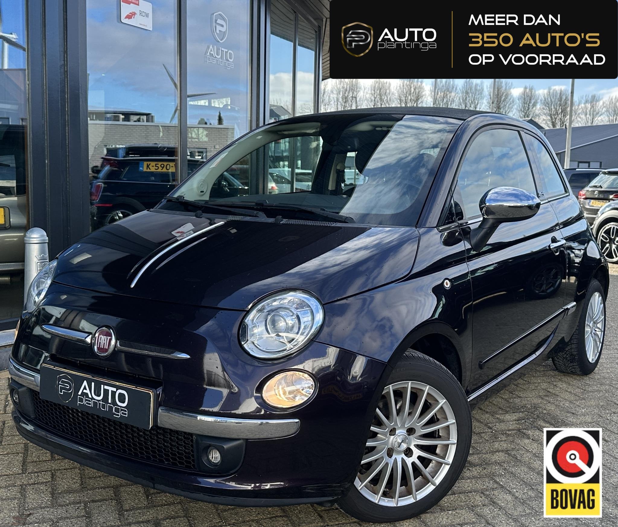 Fiat 500 C 0.9 TwinAir Lounge 86PK | NL AUTO | NIEUW APK | S, Auto's, Fiat, Euro 5, Gebruikt, 31 €/maand, Overige kleuren