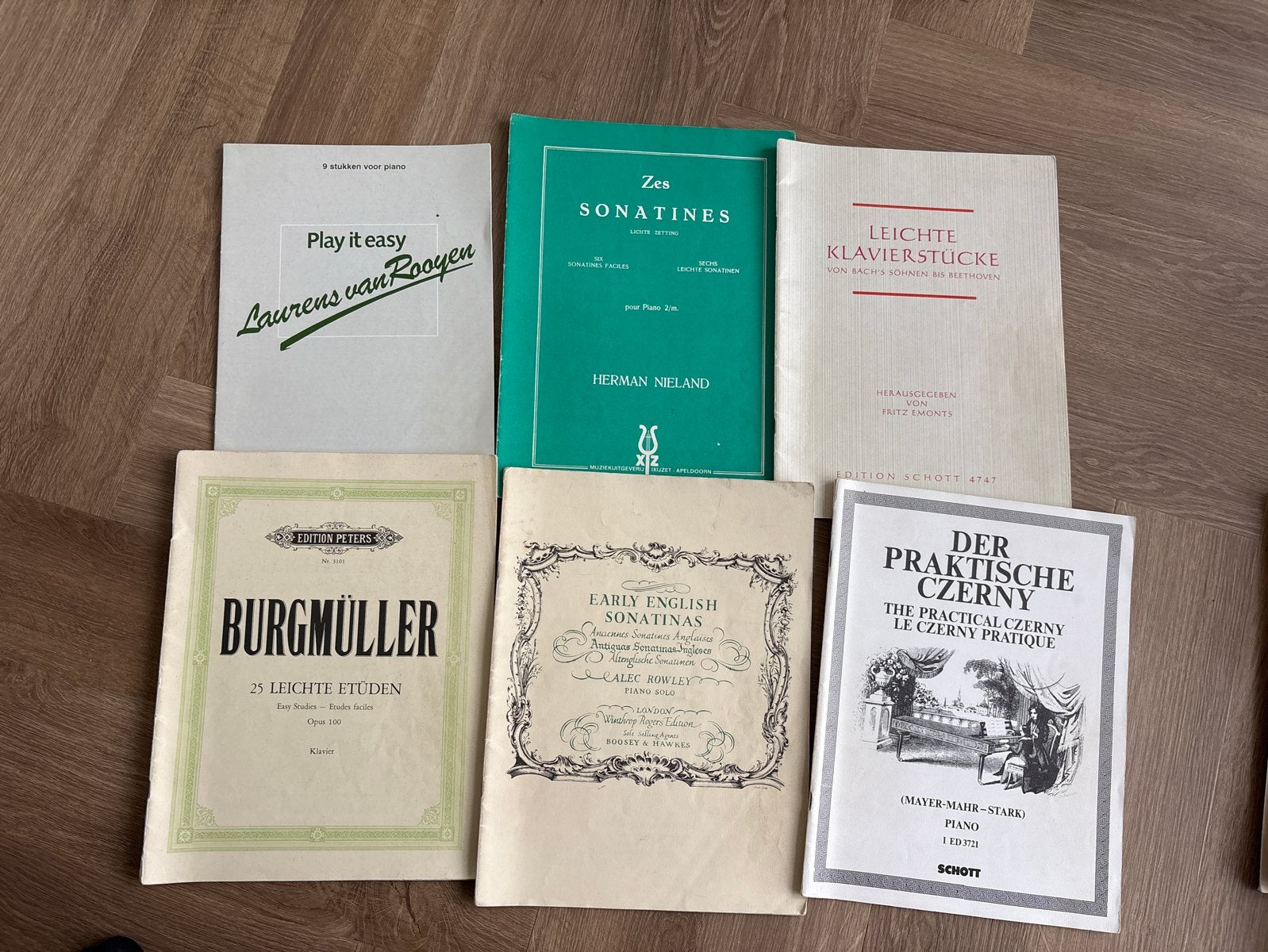 Grote collectie pianoboeken - diverse genres en niveaus, Gebruikt, Klassiek, Les of Cursus, Ophalen of Verzenden
