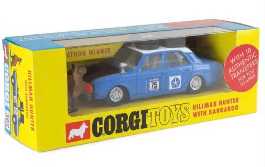 Hillman Hunter & Kangoeroe London Sydney 1/43 CORGI NEW 302, Verzenden, Nieuw, Auto, Corgi