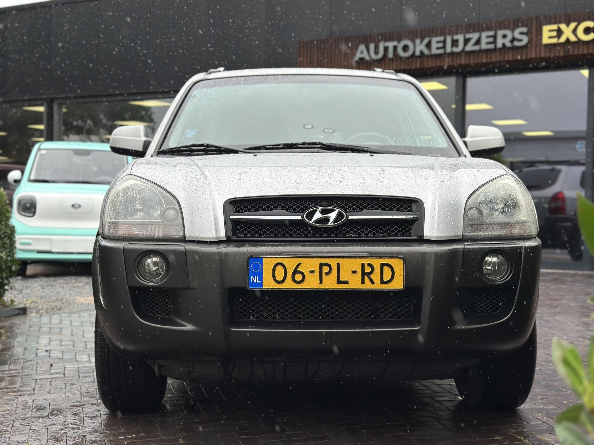 Hyundai Tucson 2.7i V6 4WD Style Trekhaak Camera Stoelverwar, Auto's, Hyundai, Automaat, Stoelverwarming, Stof, Gebruikt