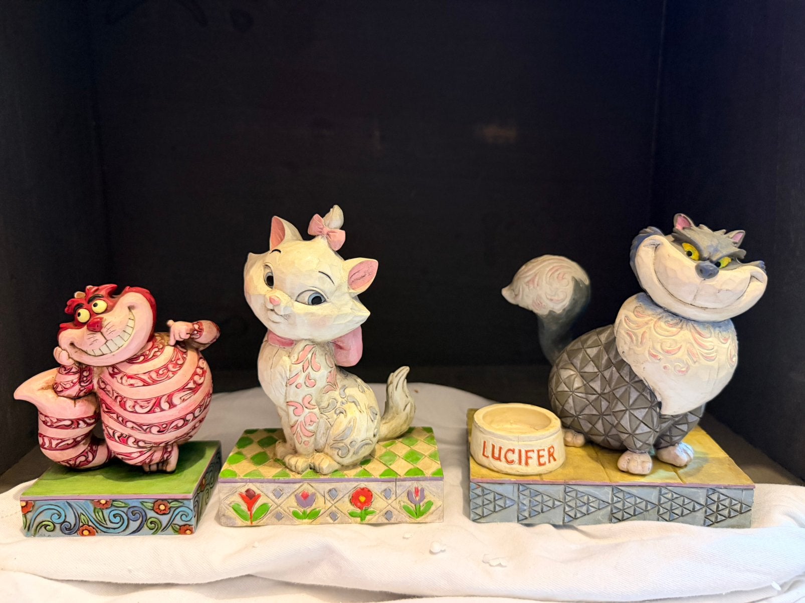 Disney Traditions Jim Shore Katten Beeldjes (4 stuks), Ophalen of Verzenden, Zo goed als nieuw