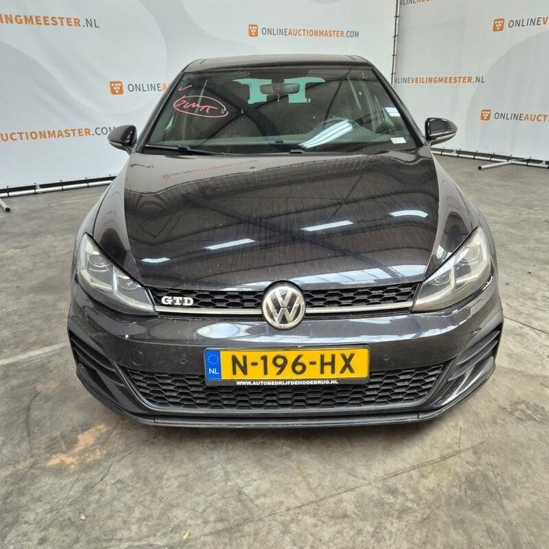 Personenauto, Volkswagen, Golf, 2.0 TDI GTD, 2017, Auto's, Volkswagen, Euro 6, Zwart, Bedrijf, Diesel