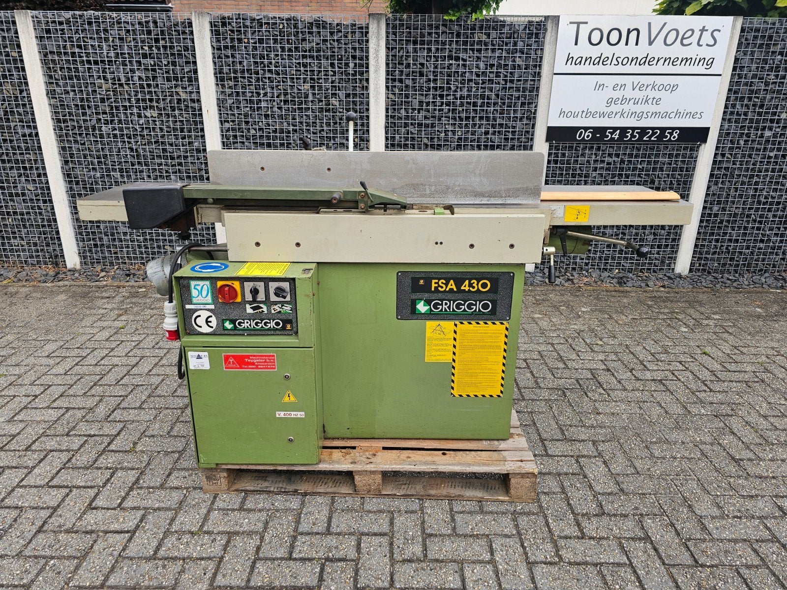 Vlakvandiktebank Griggio Elektrisch hoog  / laag, Doe-het-zelf en Verbouw, Ophalen, Gebruikt