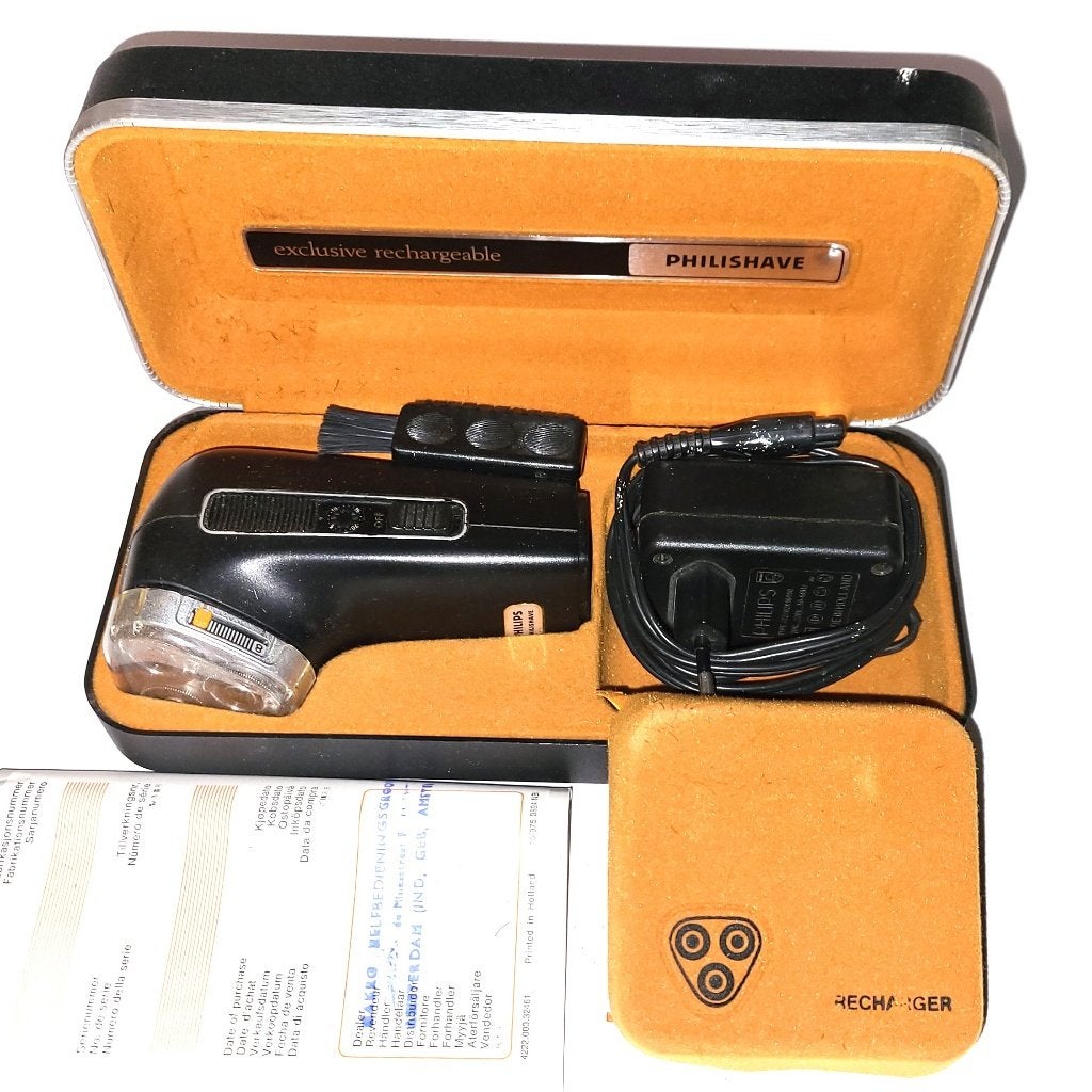 philishave-3 Vintage Philips 905 scheerapparaat, hp 1308, Verzamelen, Ophalen of Verzenden, Huis en Inrichting
