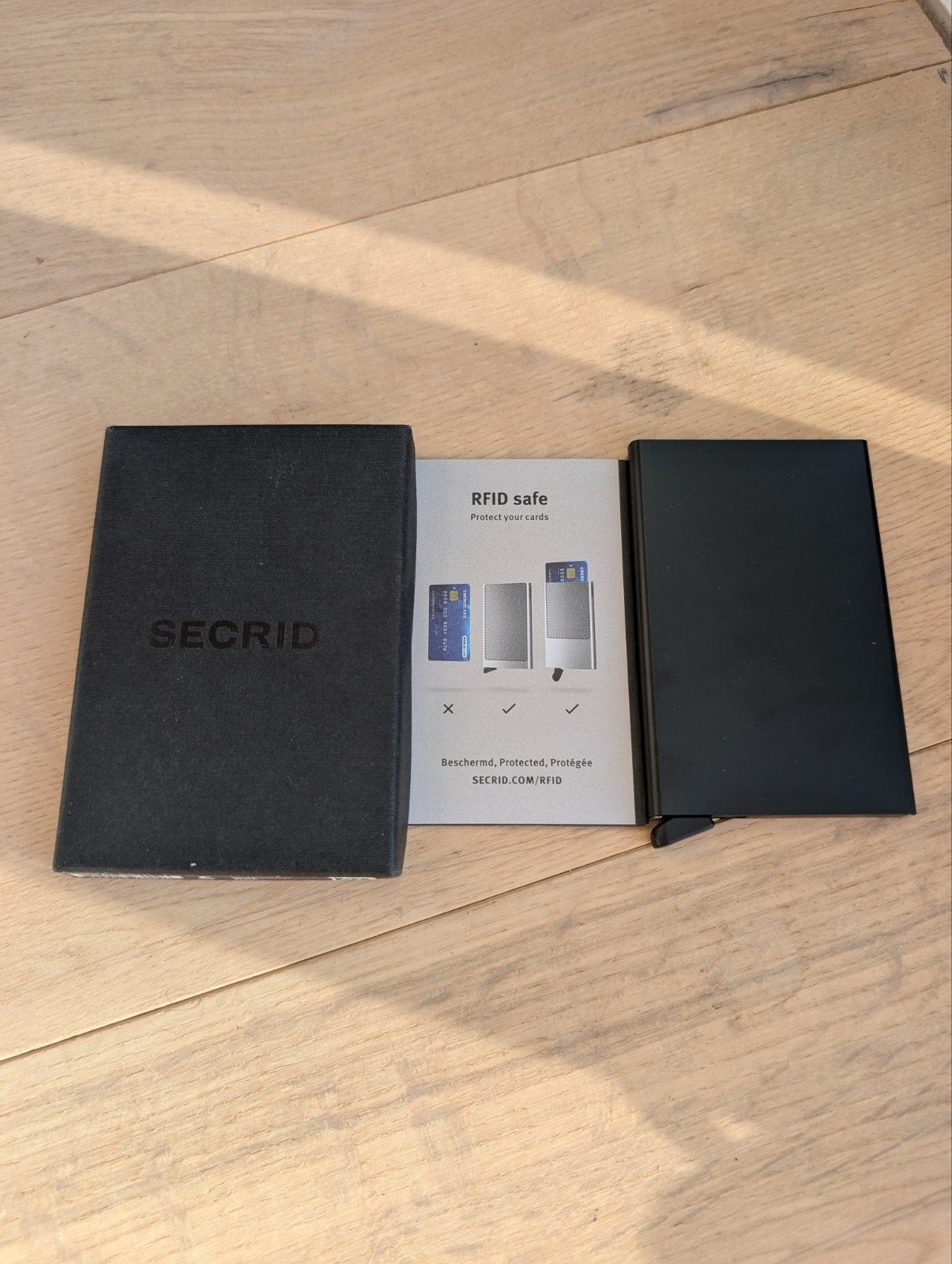 Secrid Card Protector - RFID Veilig - Gemaakt in Holland, Ophalen of Verzenden, Nieuw, Zwart