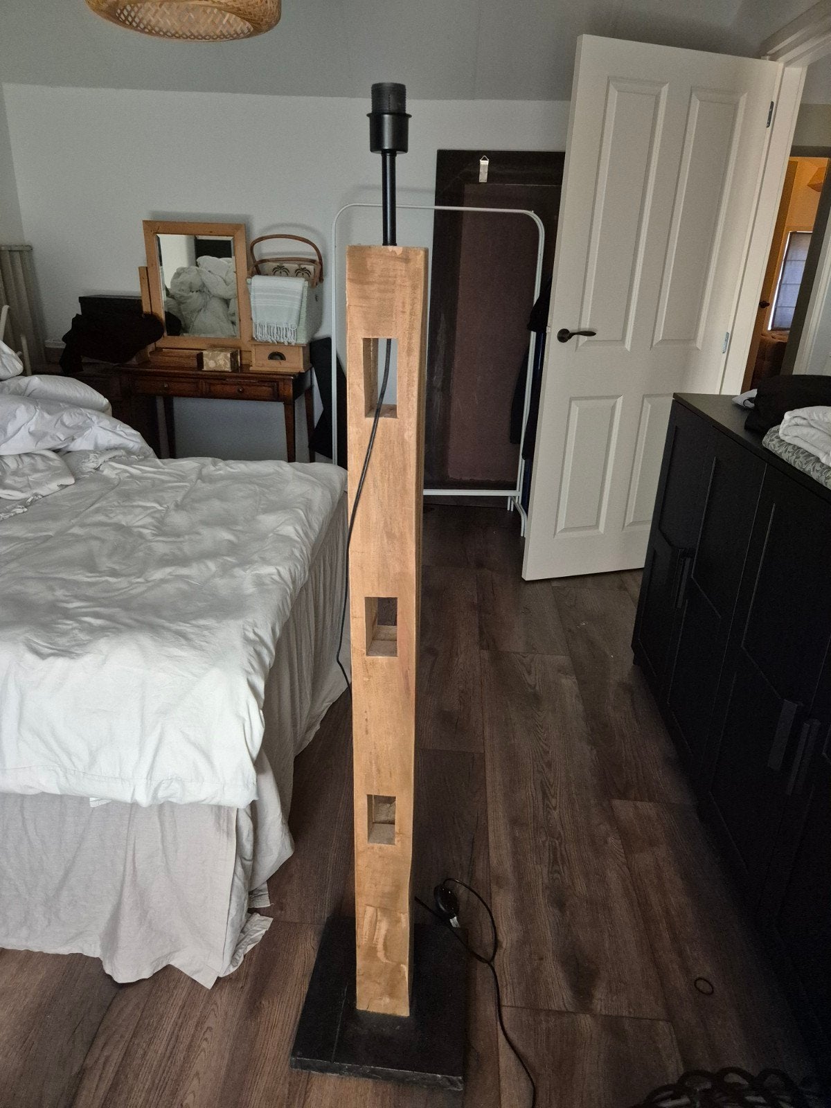 Vloerlamp zonder kap - Leen Bakker, Ophalen, Gebruikt, Modern, Industrieel, 150 tot 200 cm
